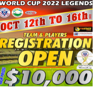 CRICKET HALL OF FAME LEGENDS WORLD CUP 2022,