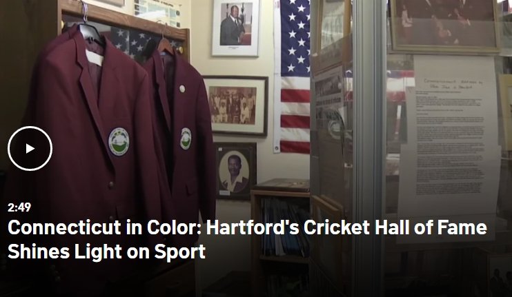Cricket Hall of Fame (CHoF) – 1st in the world on NBC