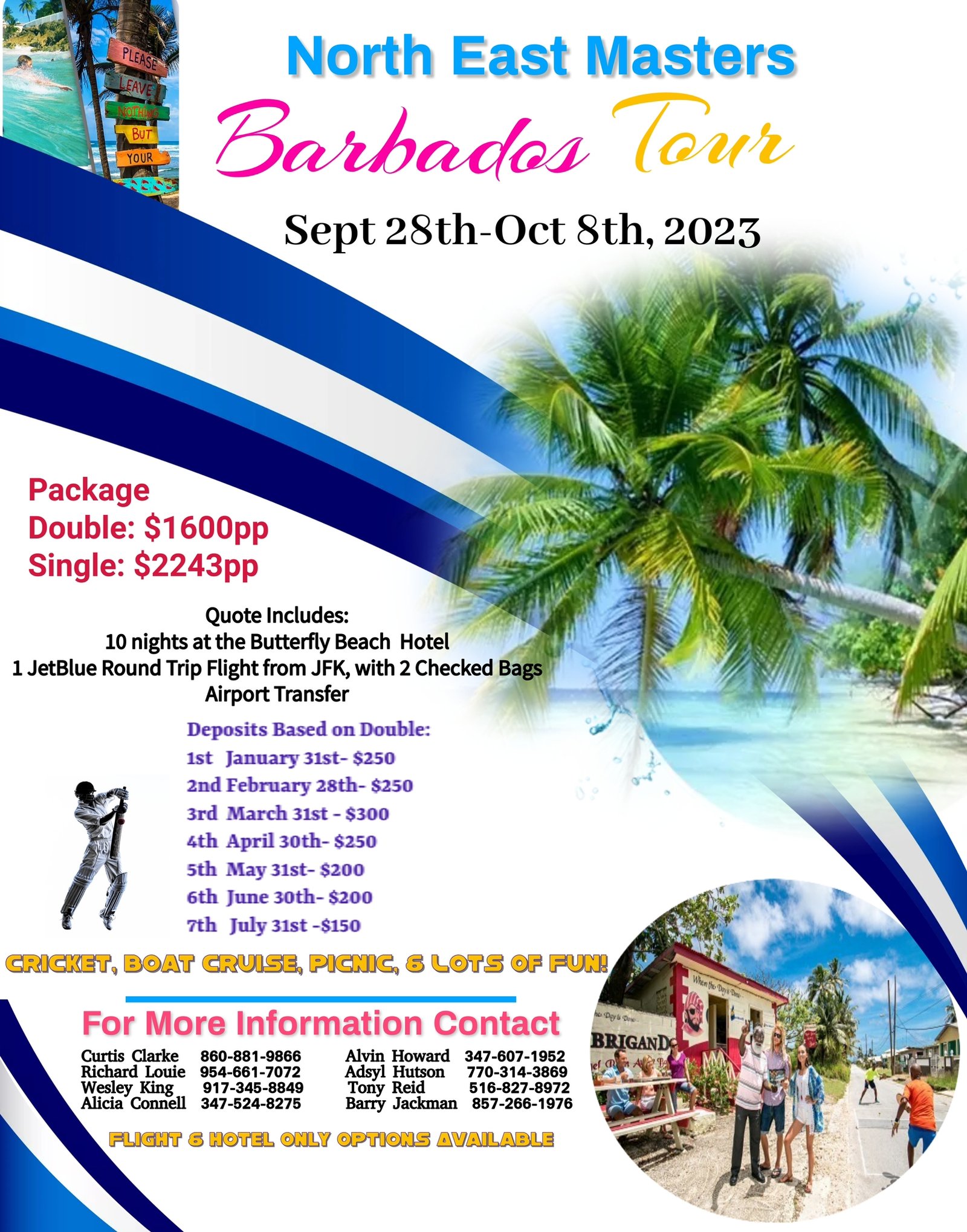 North East Masters – 2023 Barbados Tour