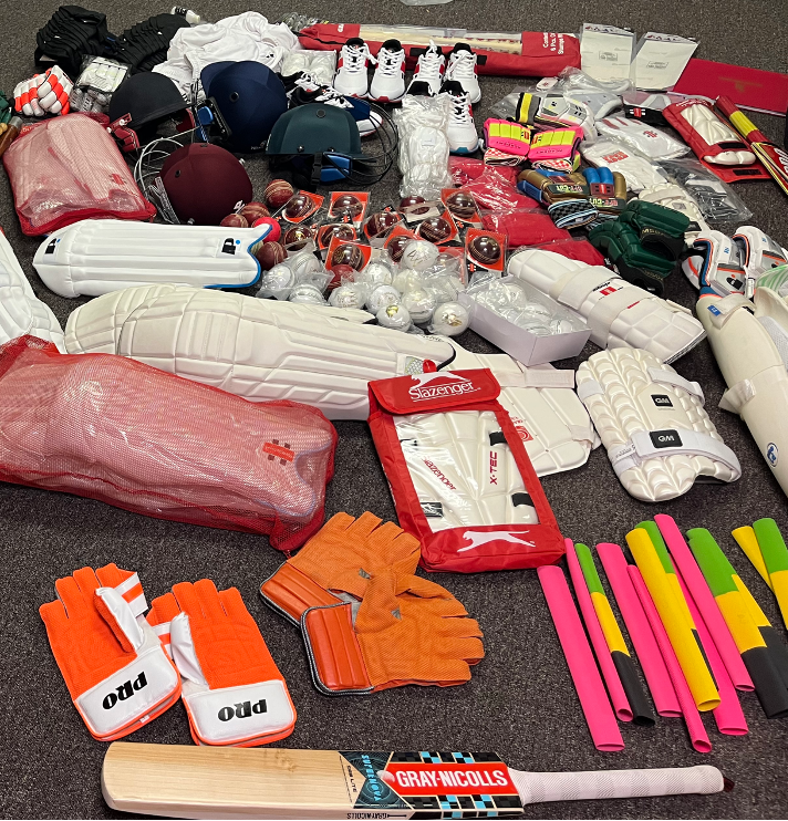 PORTLAND WOMEN’S RECEIVE CRICKET SUPPLIES
