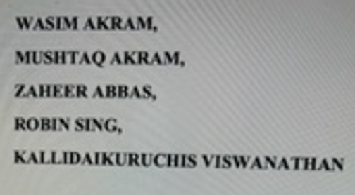 THE FOLLOWING MEMBERS OF THE CLASS OF 2023 WILL BE  INDUCTED IN ABSENTIA