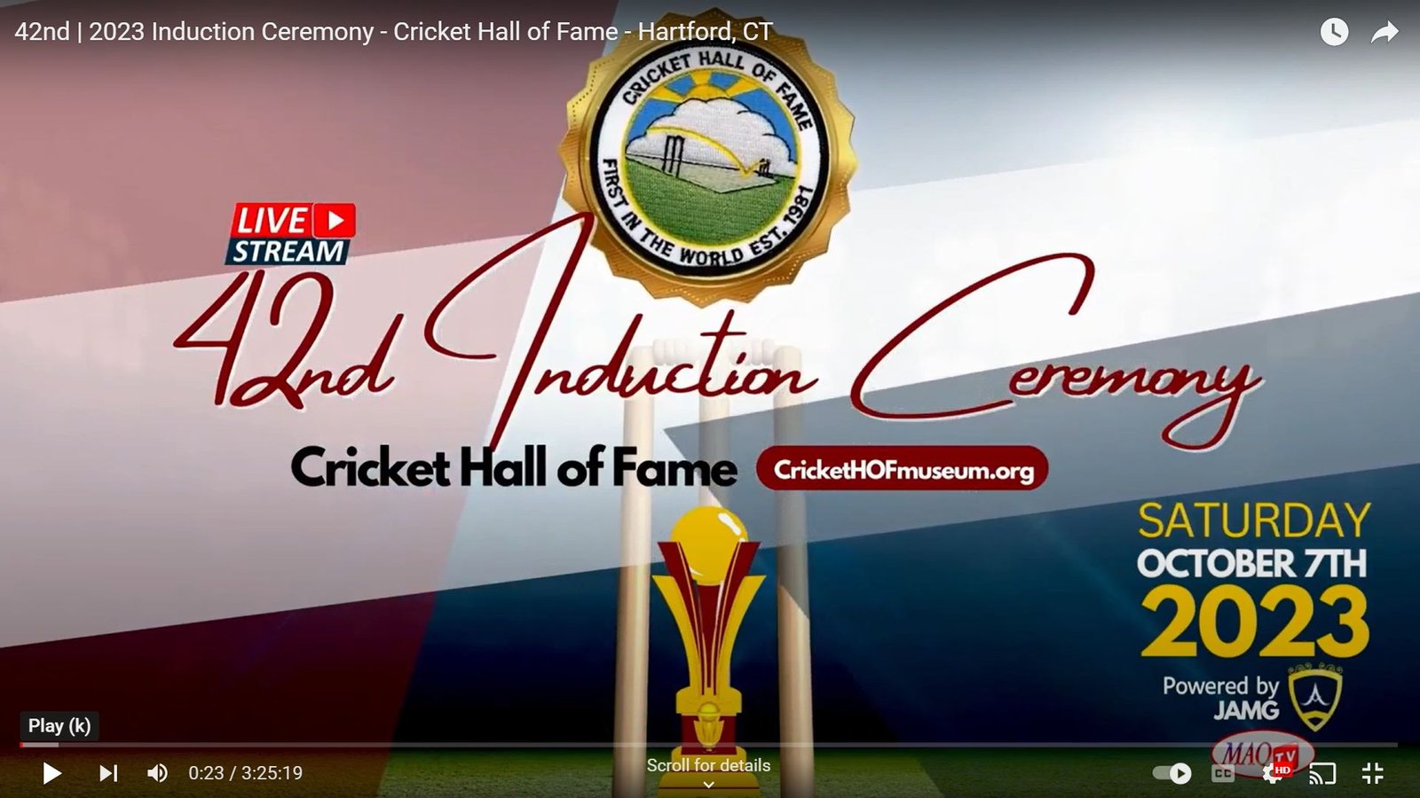 2023 Induction Ceremony (42nd)