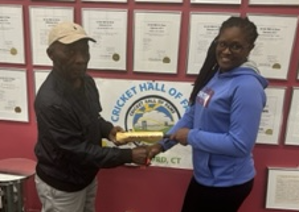 President of IMPACT MILLET OF St. LUCIA VISITS HALL