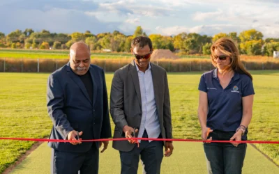 Shivnarine Chanderpaul inaugurates Cricket field with lights in Thornton Colorado